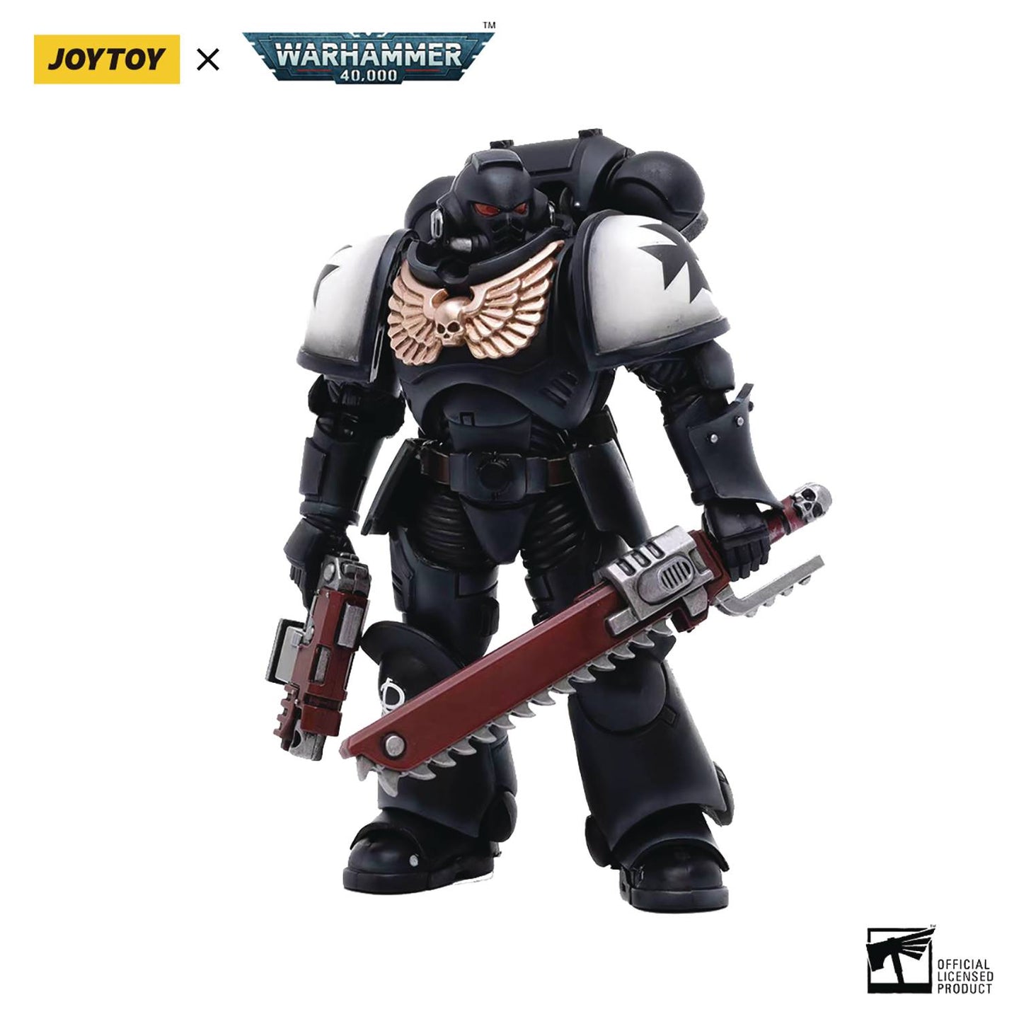 JOYTOY WH 40K Black Templars Outriders Valtus 1/18 Af