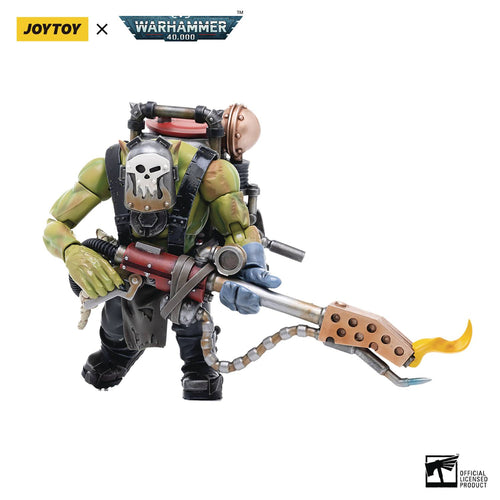 JOYTOY WH 40K Ork Kommandos Burna Boy Ragrob 1/18 Af