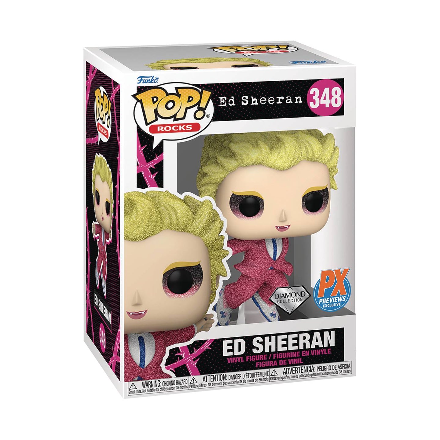 Pop Rocks Ed Sheeran Bad Habits Diamond Glitter PX Figure