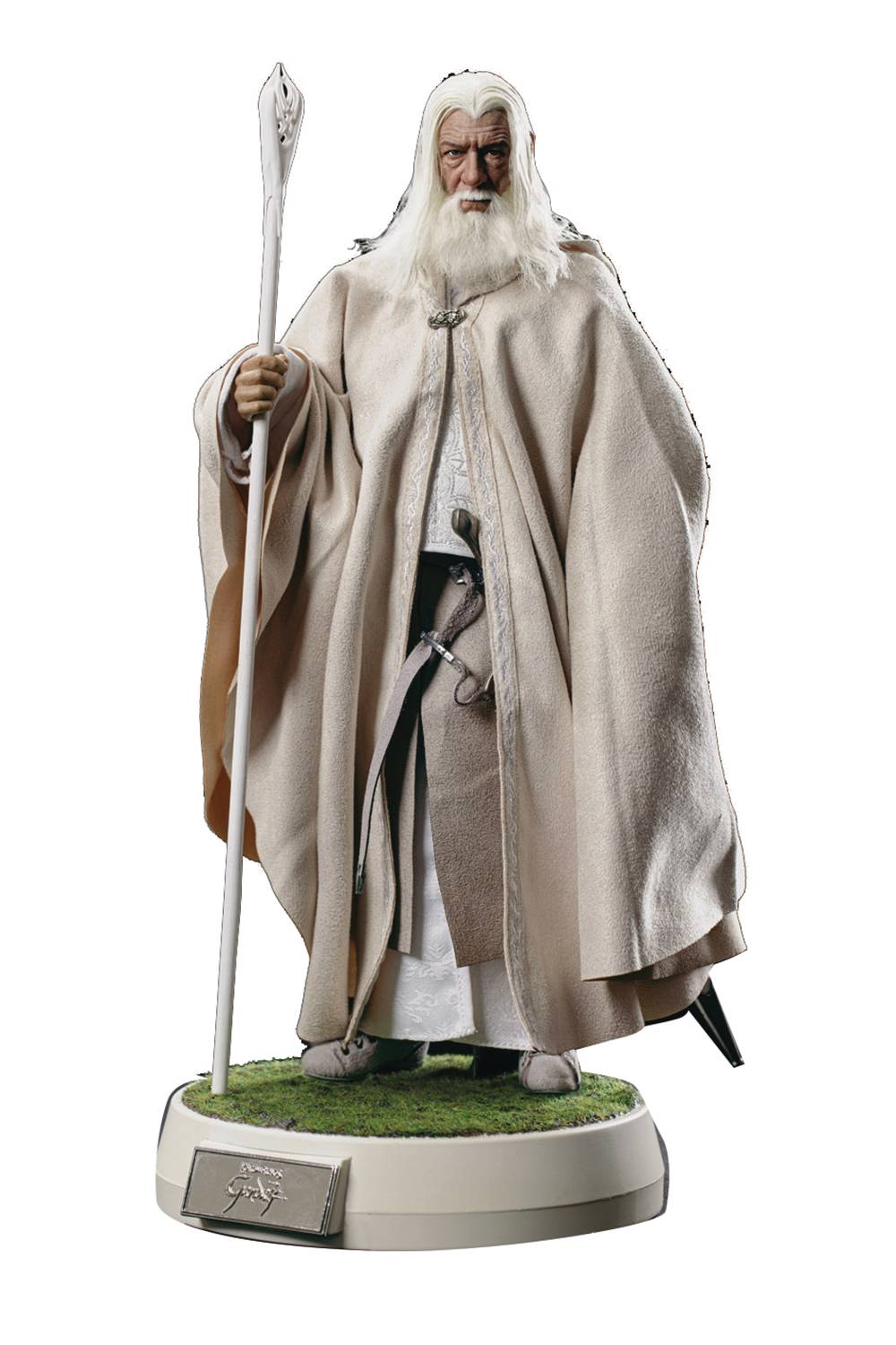 Lord Of The Rings Crown Series Gandalf The White with Shadowfax Horse Polystone Action Figure