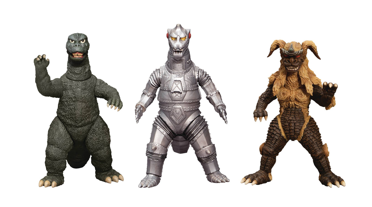 5 Points XL Godzilla vs Mechagodzilla 1974 Three Figure Box Set