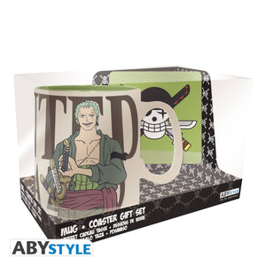 One Piece Zoro Mug & Coaster Set 