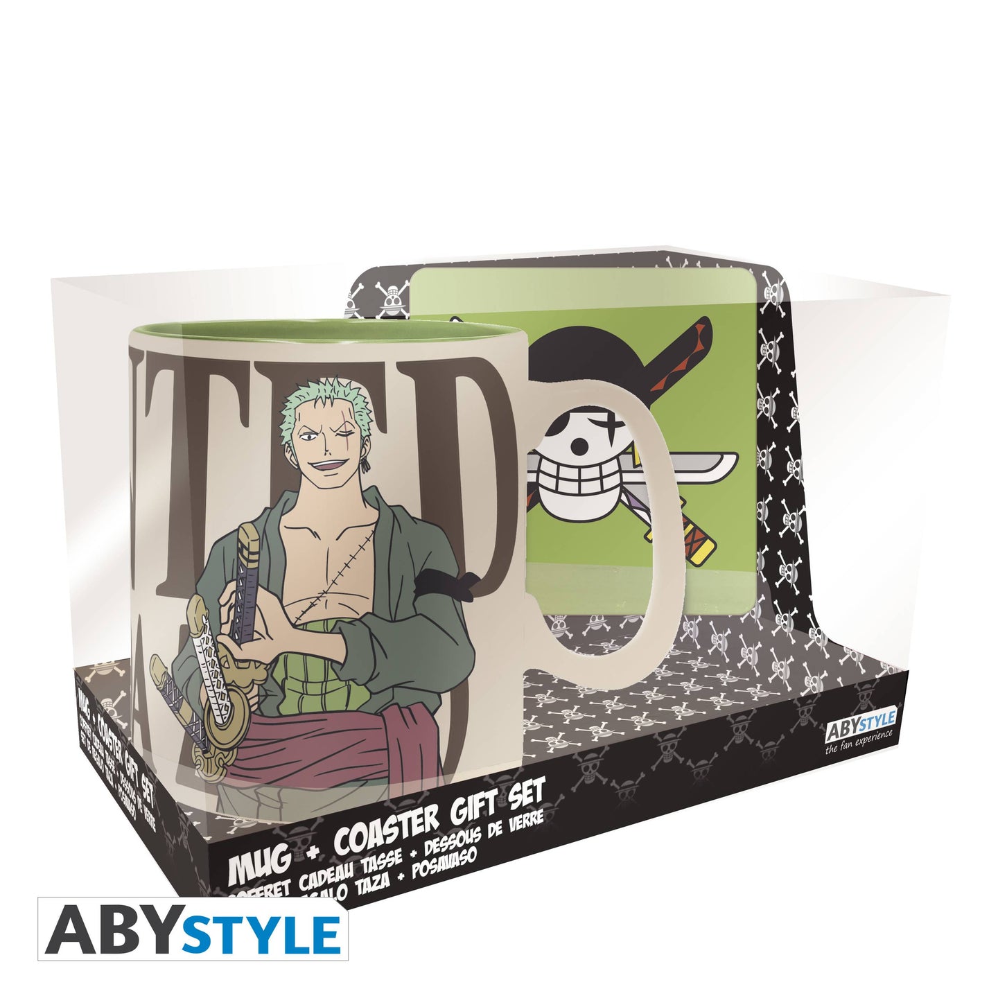 One Piece Zoro Mug & Coaster Set 