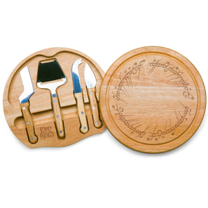 Lord of the Ring One Ring Cheese Cutting Board & Tools Set 