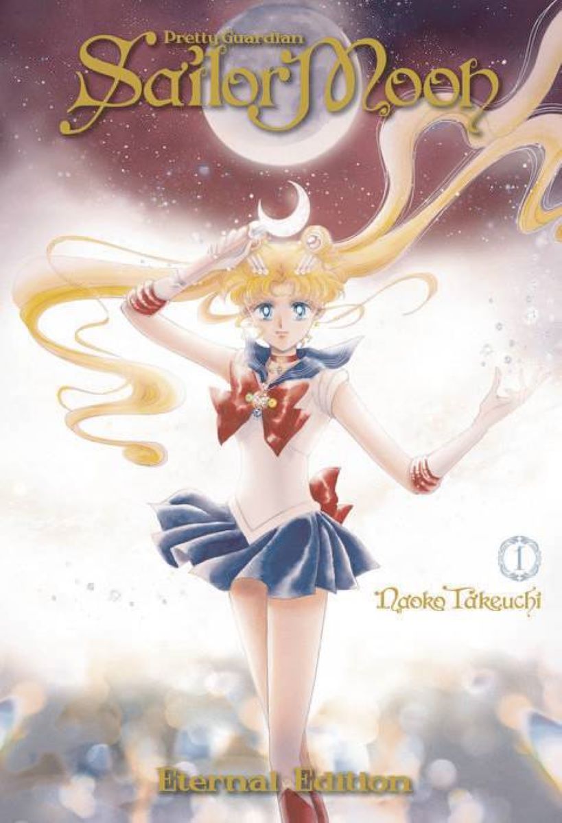 Sailor Moon Eternal Edition Volume 1 soft cover in glittering holographic coating book in extra-large size format, premium paper, French flaps