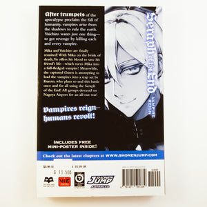 Seraph of the End Volume 11. Manga by Takaya Kagami, Yamato Yamamoto and Daisuke Furuya.