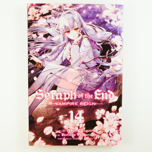 Seraph of the End Volume 14. Manga by Takaya Kagami, Yamato Yamamoto and Daisuke Furuya.