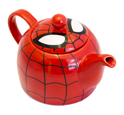 Marvel I Am Spider-Man Red Ceramic Teapot