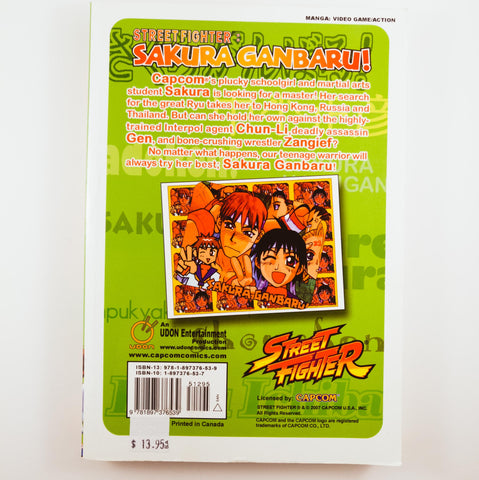 Street Fighter: Sakura Ganbaru! Volume 2. Manga by Masahiko Nakahira