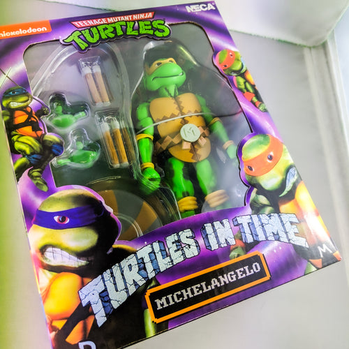 Teenage Mutant Ninja Turtles Michelangelo 7 inch action figure.