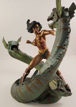 Wonder Woman VS Hydra Mini Patina Resin Statue