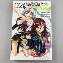 Combatants Will Be Dispatched! Volume 2. Manga by Masaaki Kiasa, Natsume Akatsuki, and Kakao Lanthanum.