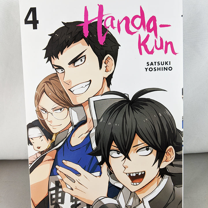 Front cover of Handa-Kun Volume 4. Manga by Satsuki Yoshino
