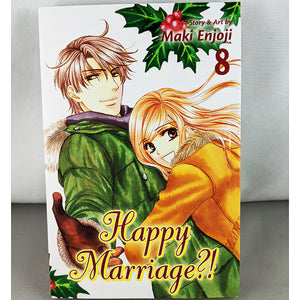 Front cover of Happy Marriage?! Volume 8. Manga by Maki Enjoji