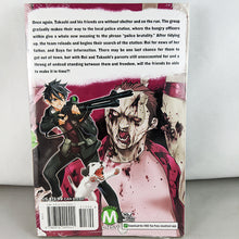 Back cover of Highschool of the Dead Volume 7. Manga by Daisuke Sato and Shouji Sato.
