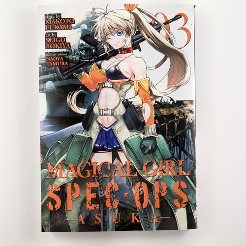 Magical Girl Special Ops: Asuka Volume 3. Manga by Makoto Fukami and Seigo Tokiya.